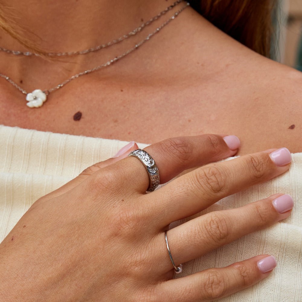 Hemelse Zilveren Ring