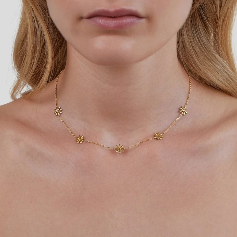 Flower Power 18K Gouden Ketting