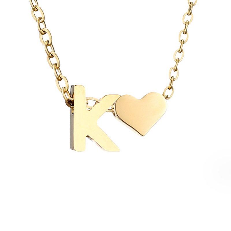 Gouden Ketting "Forever Love & Letter"