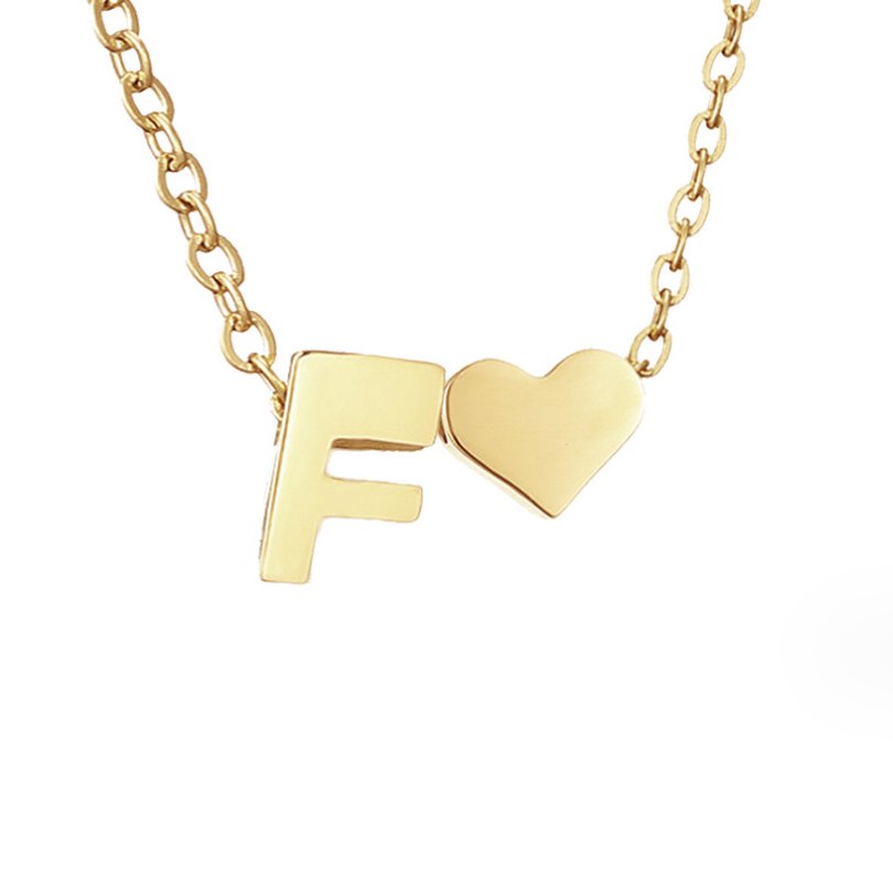 Gouden Ketting "Forever Love & Letter"