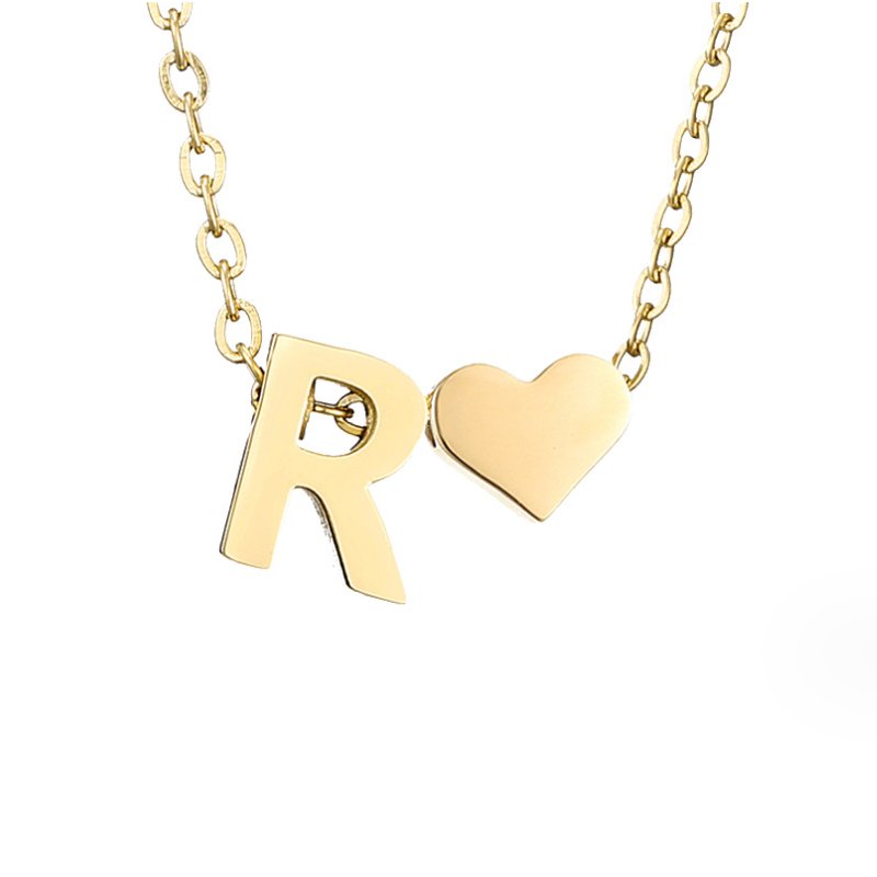 Gouden Ketting "Forever Love & Letter"