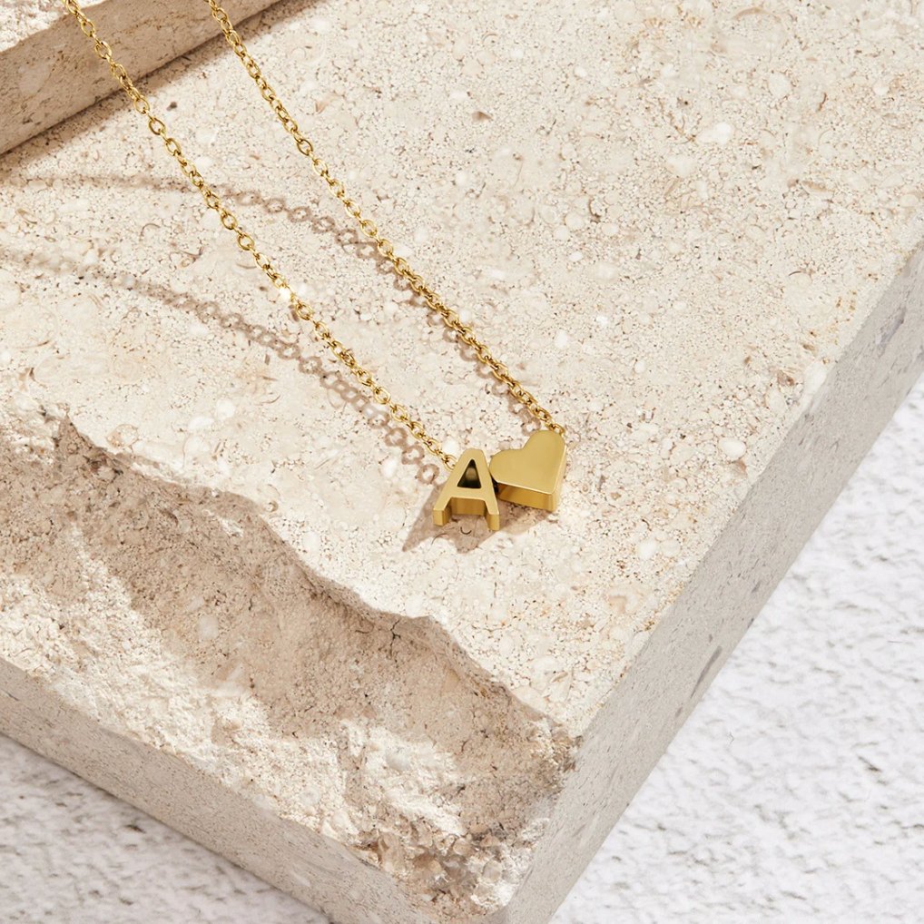 Gouden Ketting "Forever Love & Letter"