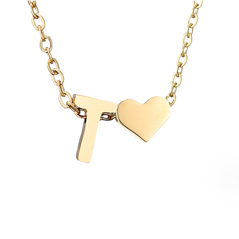 Gouden Ketting "Forever Love & Letter"