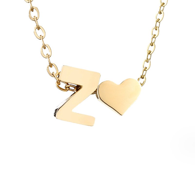 Gouden Ketting "Forever Love & Letter"