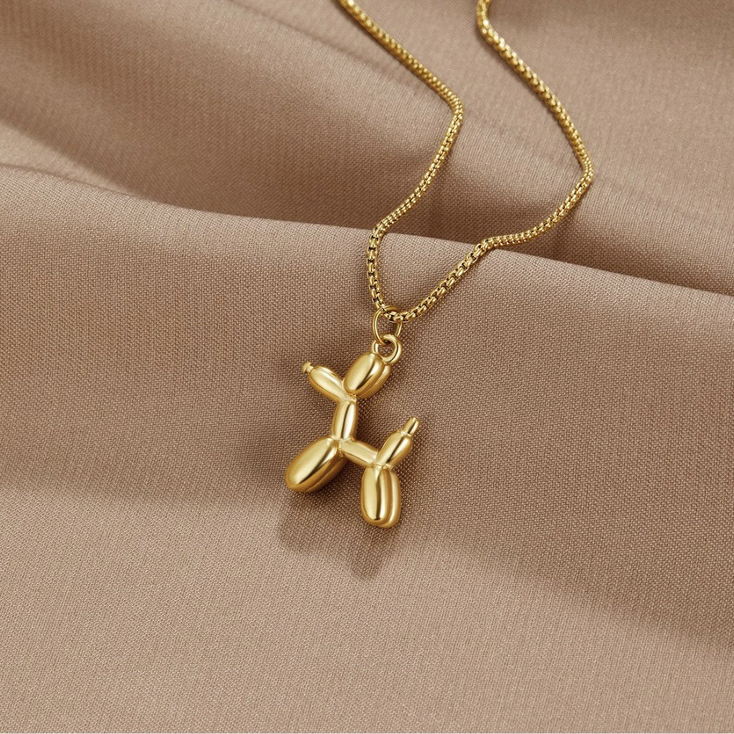 Gouden ballondier ketting