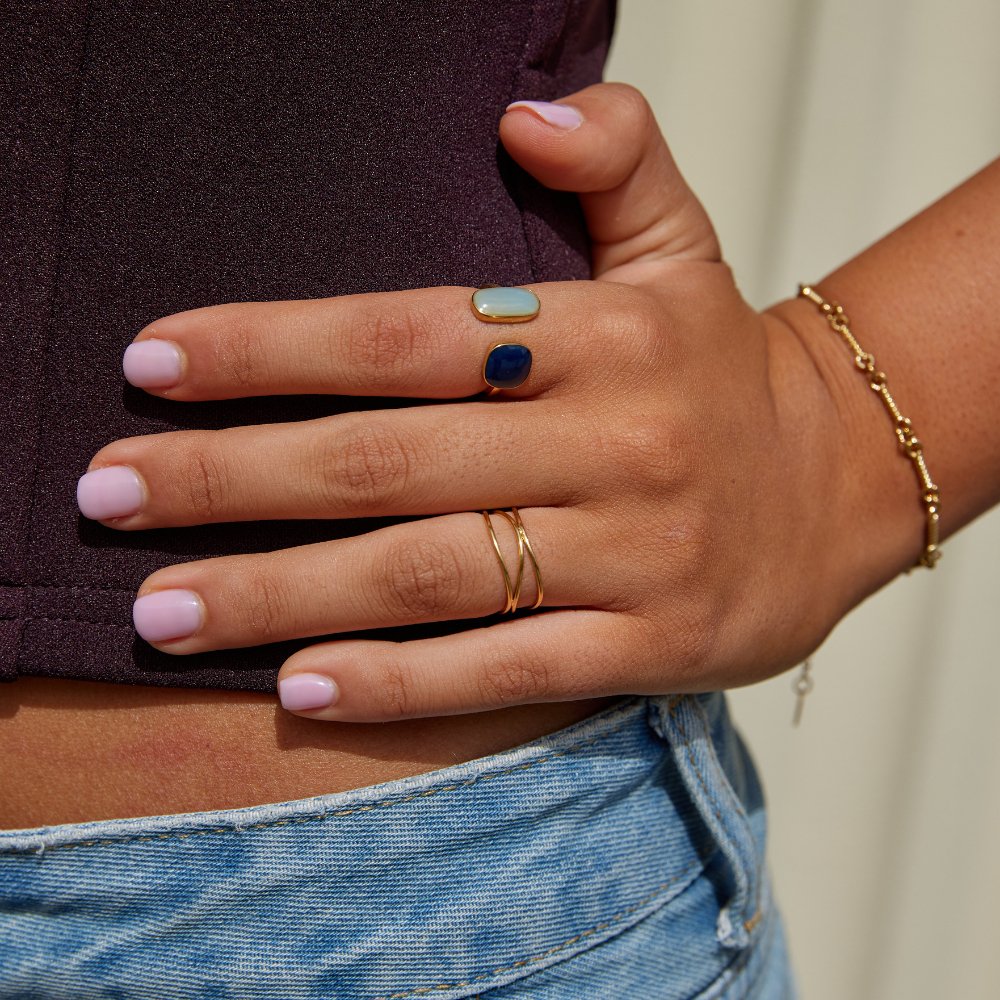 Gouden Infinitylus Ring