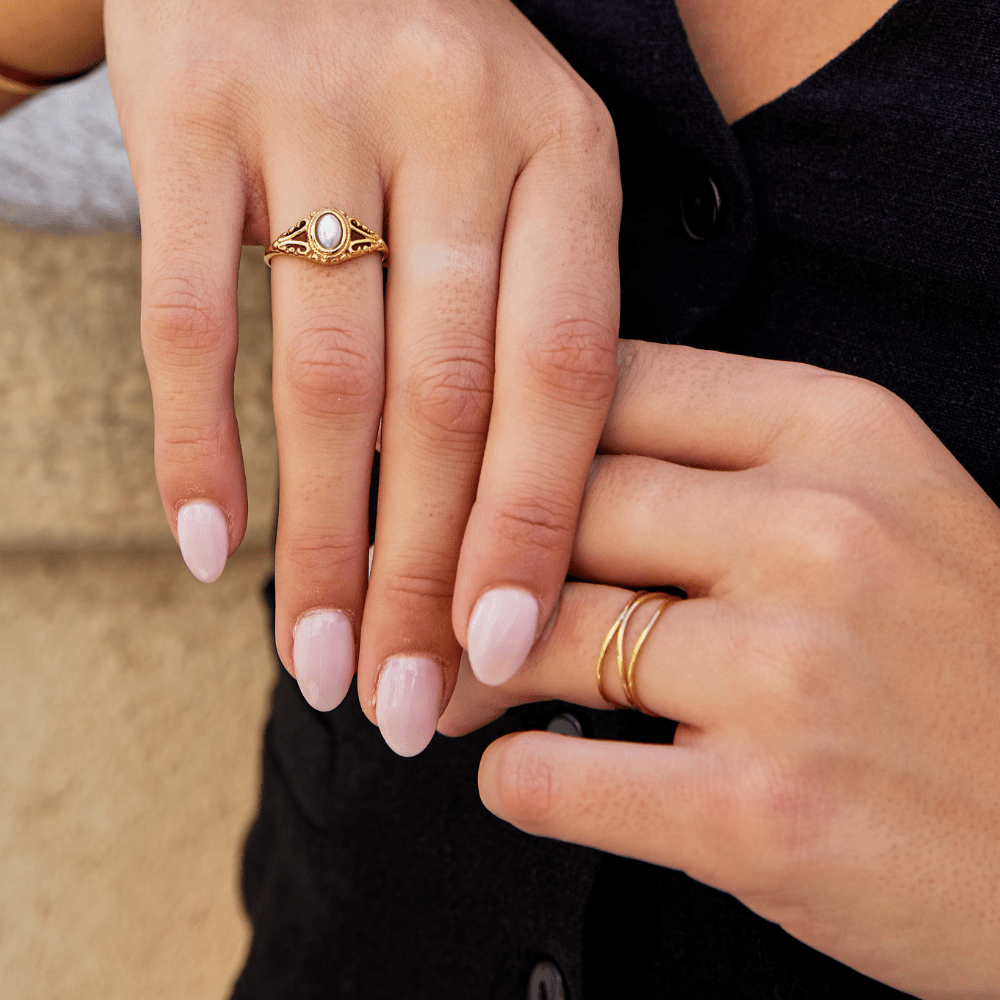 Gouden Infinitylus Ring