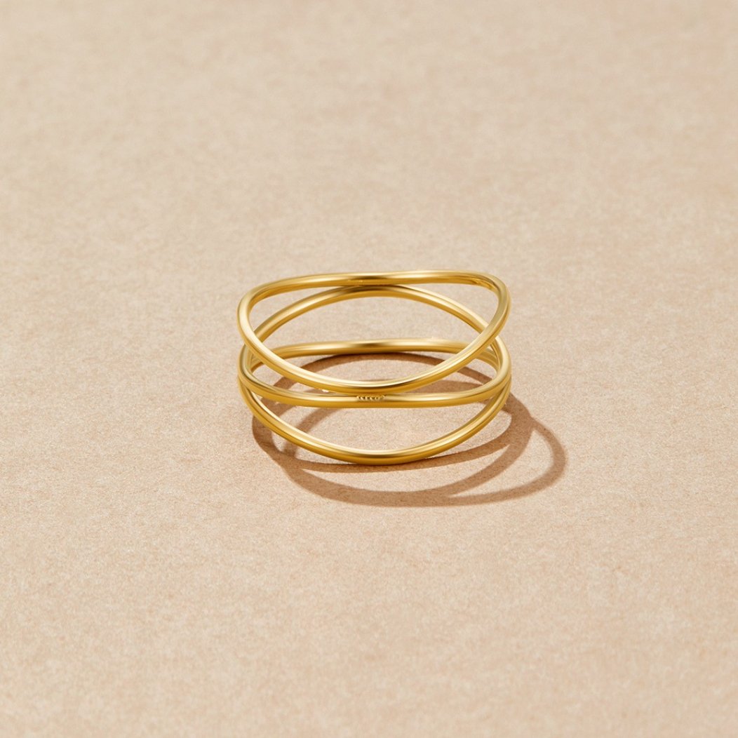Gouden Infinitylus Ring