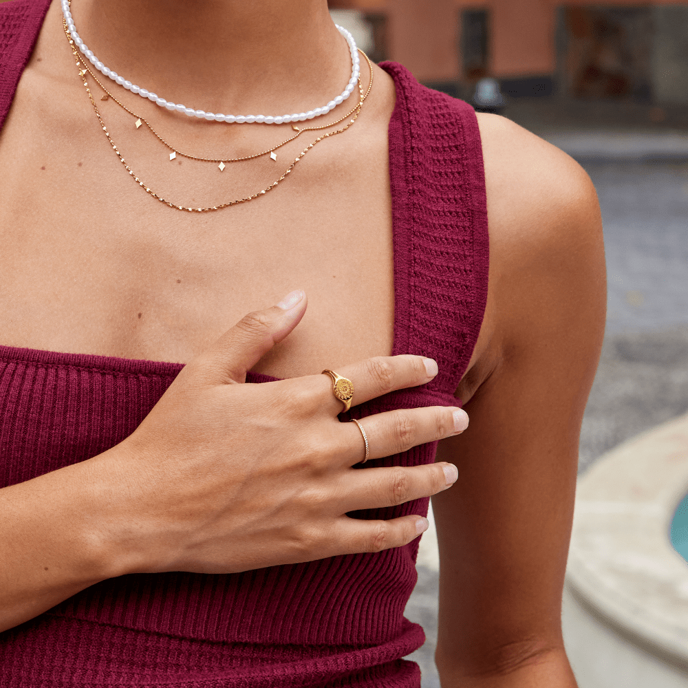 Gouden Zomerzonnewende Ring