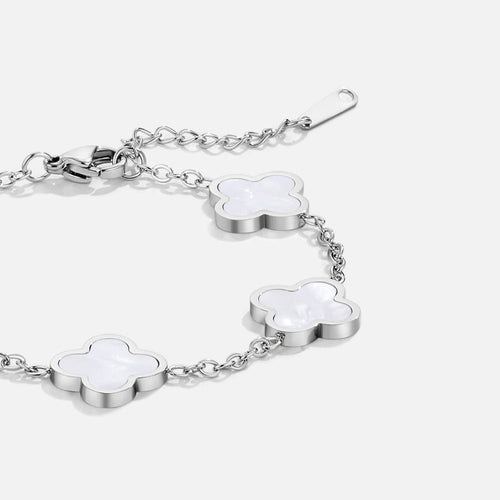 Zilveren Klaver Armband