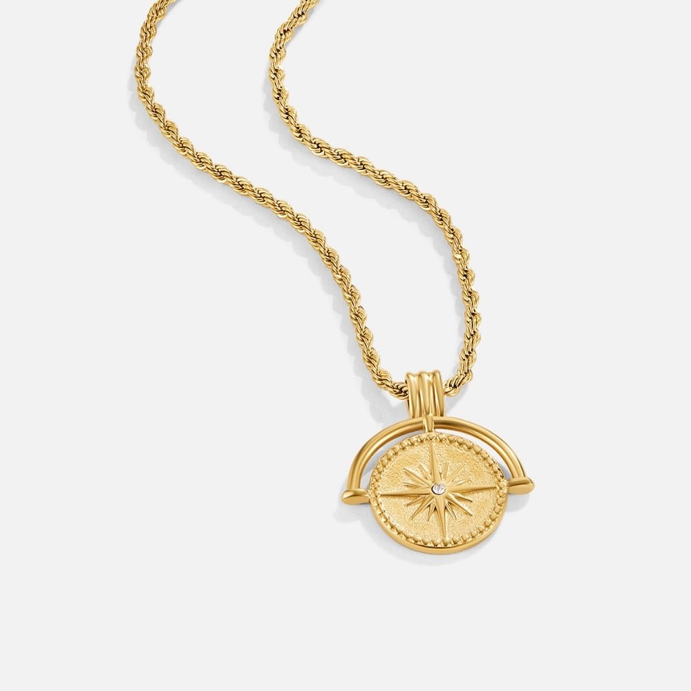 Gouden ketting met hemelmotief
