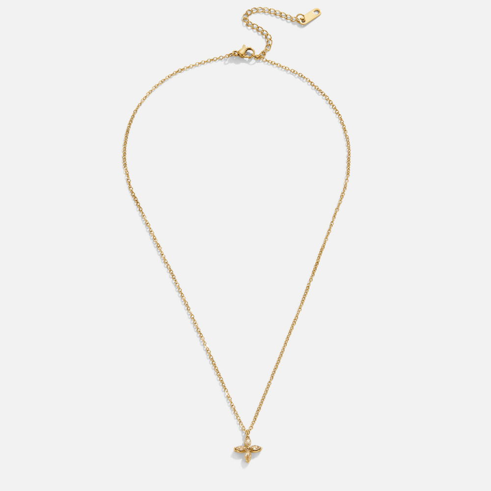 Elowyn Kristal Bloemblaadjes Ketting