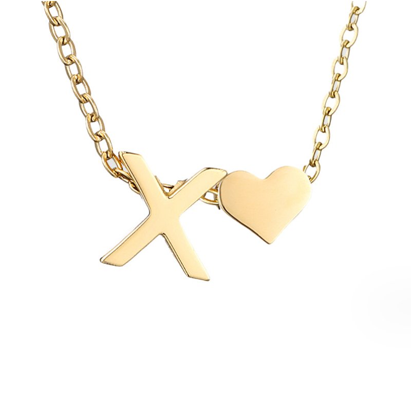Gouden Ketting "Forever Love & Letter"
