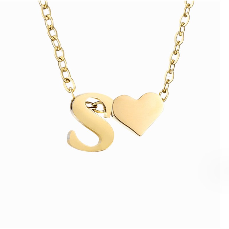 Gouden Ketting "Forever Love & Letter"
