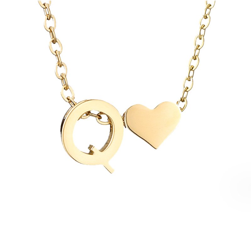 Gouden Ketting "Forever Love & Letter"