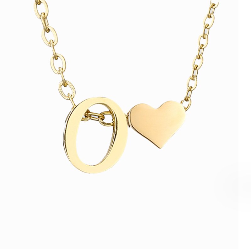 Gouden Ketting "Forever Love & Letter"