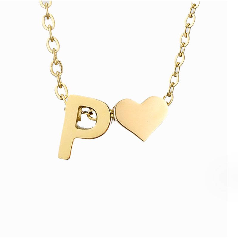 Gouden Ketting "Forever Love & Letter"