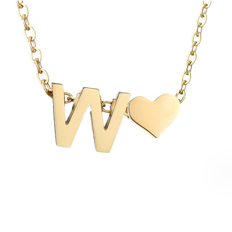 Gouden Ketting "Forever Love & Letter"