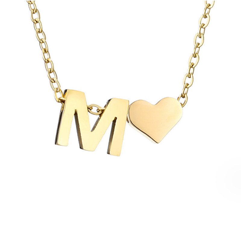 Gouden Ketting "Forever Love & Letter"