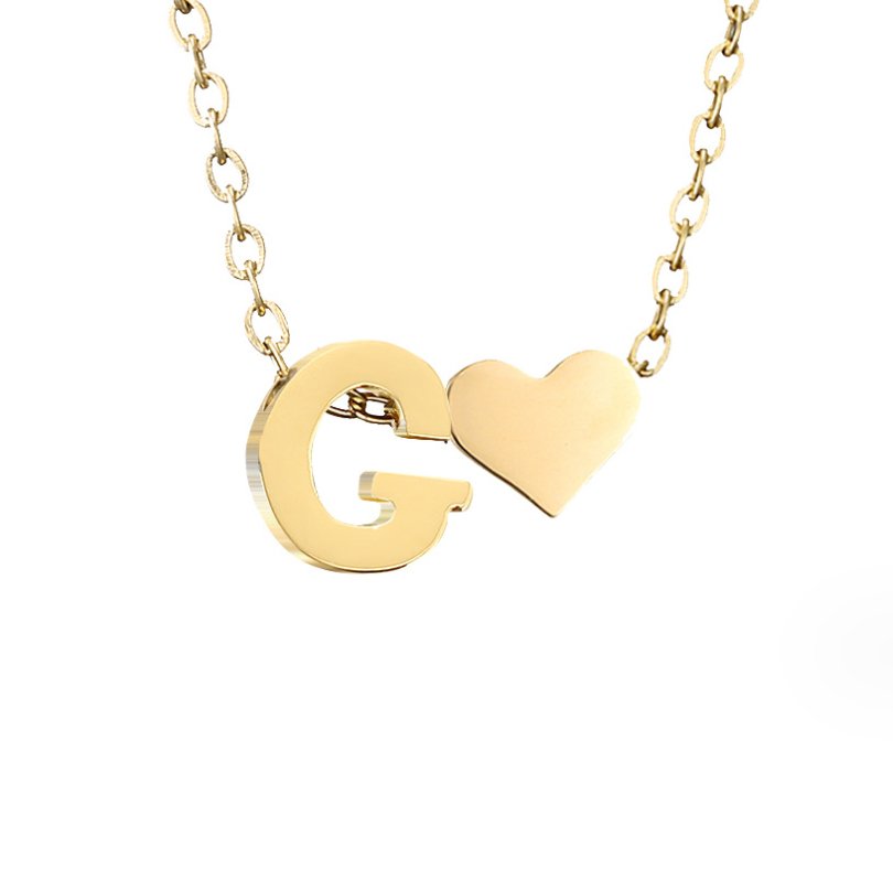 Gouden Ketting "Forever Love & Letter"