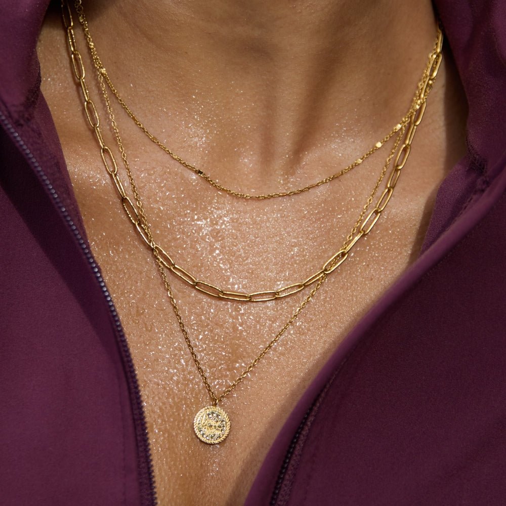 Geya Coin Gelaagde Ketting