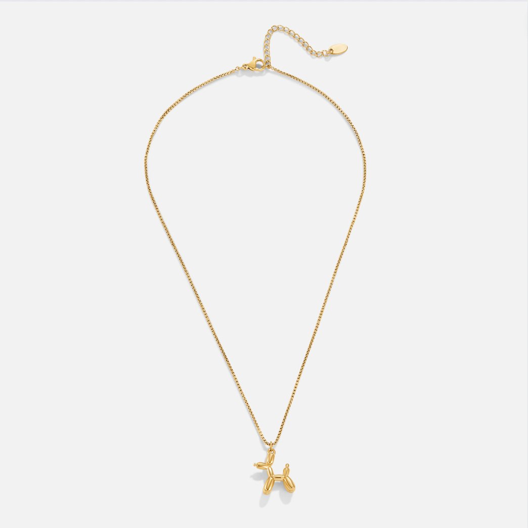 Gouden ballondier ketting