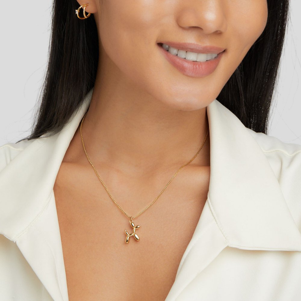 Gouden ballondier ketting