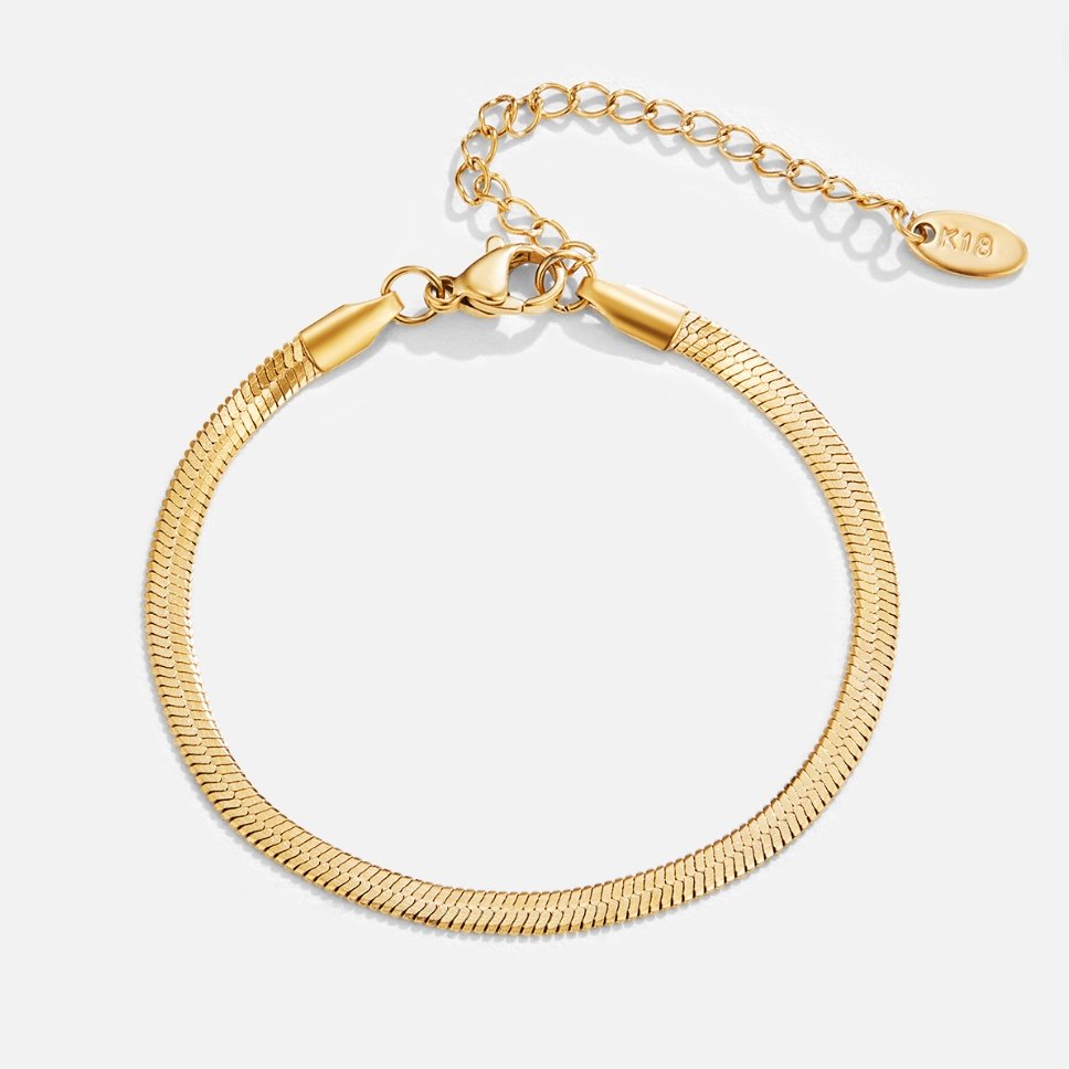 Sarya Snake Chain Gouden Armband