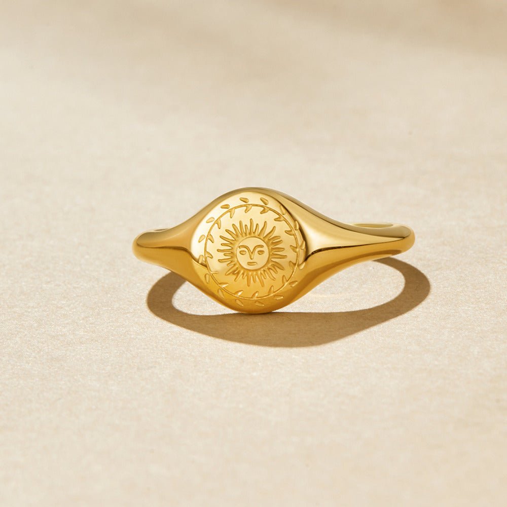 Gouden Zomerzonnewende Ring