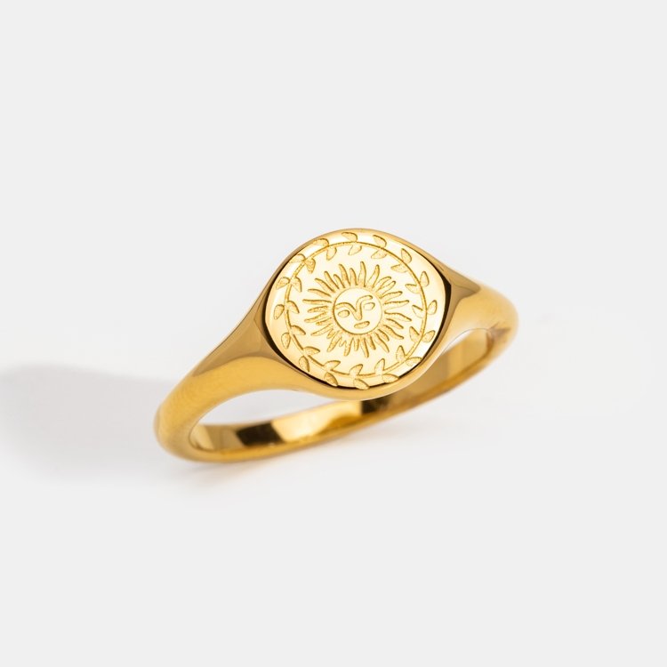 Gouden Zomerzonnewende Ring