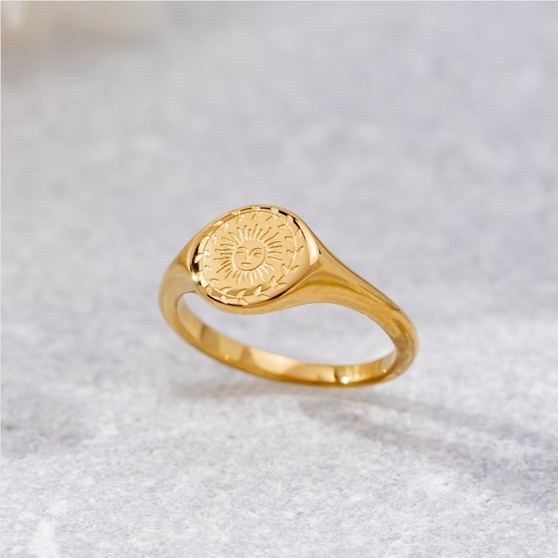 Gouden Zomerzonnewende Ring