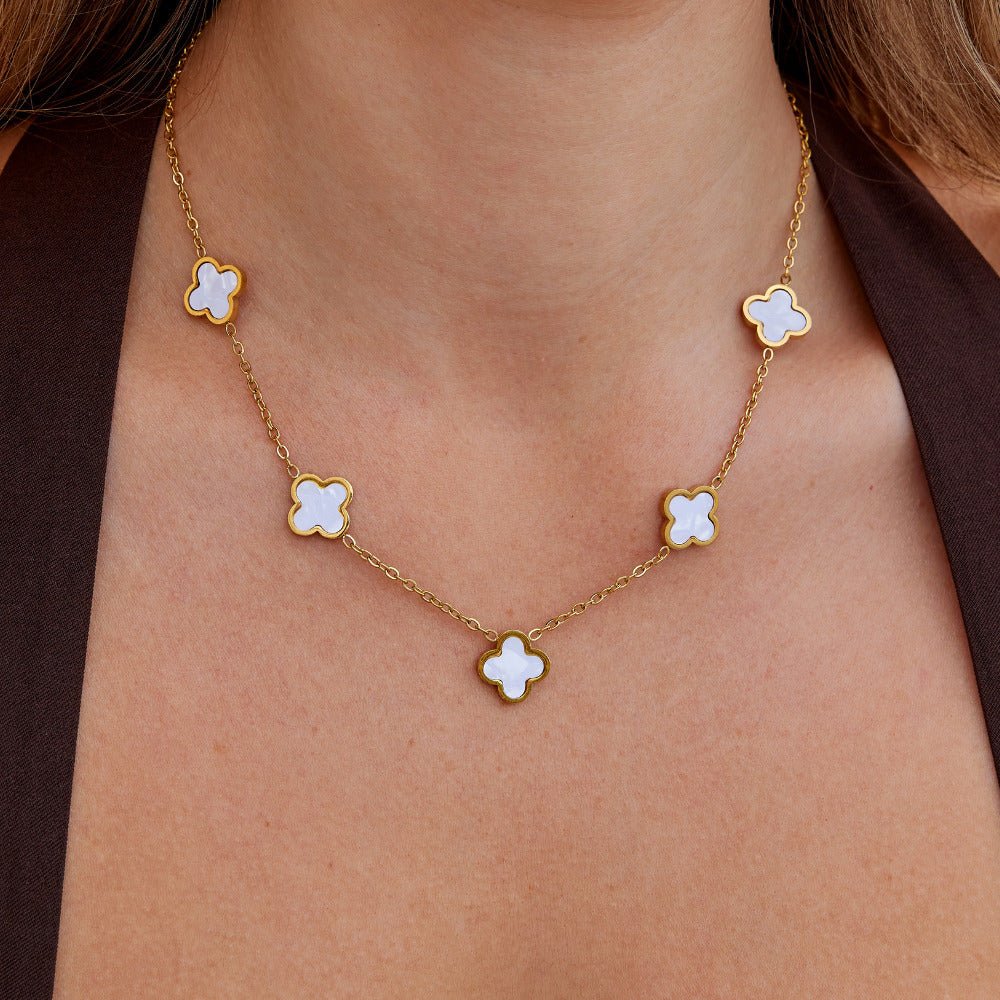 Ketting met klavertje-driecluster